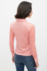 Hermès Red & White Monogram Shirt
