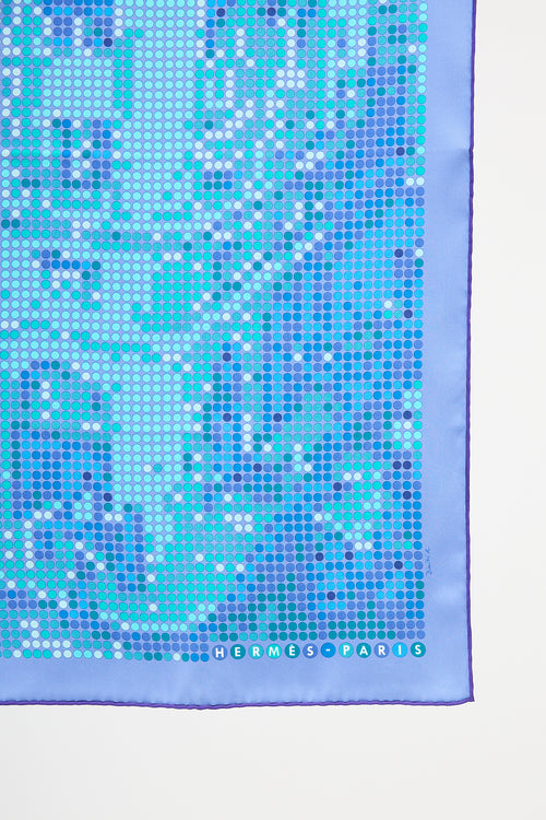 Hermès 2011 Silk Rendez-Vous Au 24 70 Scarf