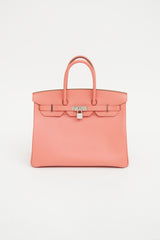 Hermès Rose Jaipur Epsom Birkin 35 Bag