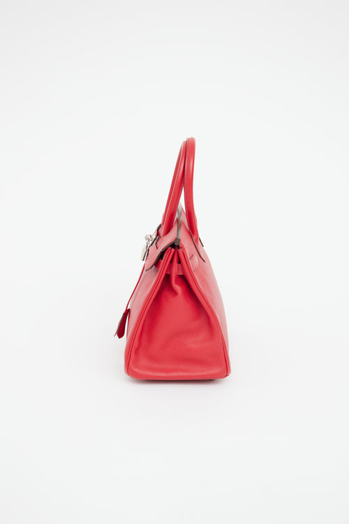 Hermès 2019 Epsom Rouge De Coeur Birkin 30 Bag