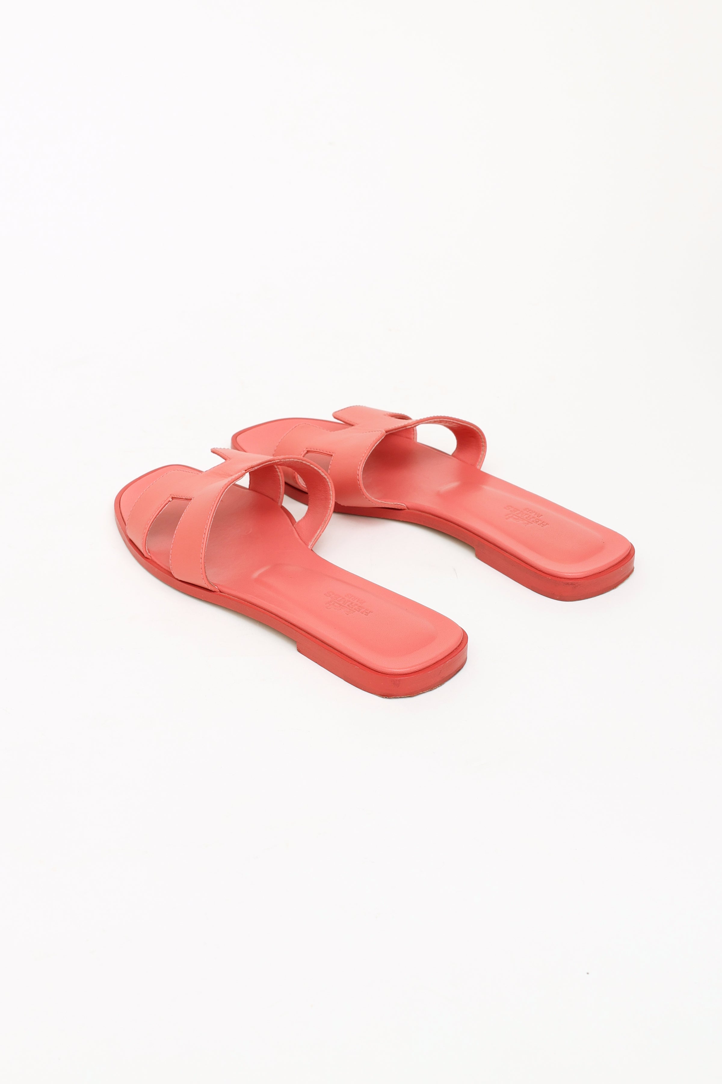 Hermès // Rouge Jaipur Oran Sandal – VSP Consignment