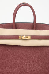 Hermès 2025 Rouge H Togo Birkin 25 Bag