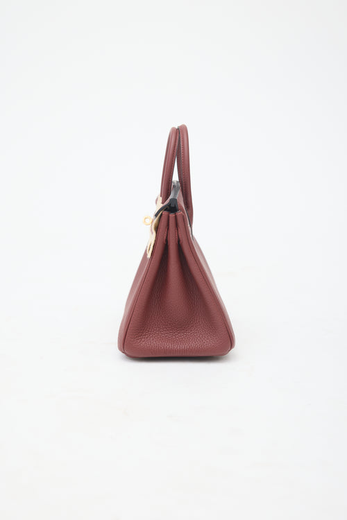Hermès 2025 Rouge H Togo Birkin 25 Bag