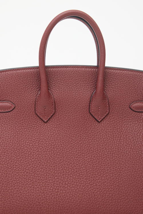 Hermès 2025 Rouge H Togo Birkin 25 Bag