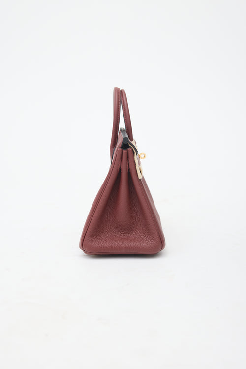 Hermès 2025 Rouge H Togo Birkin 25 Bag