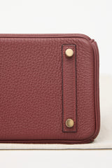 Hermès 2025 Rouge H Togo Birkin 25 Bag
