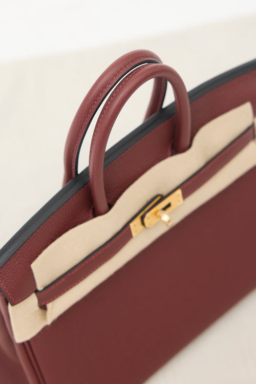 Hermès 2025 Rouge H Togo Birkin 25 Bag