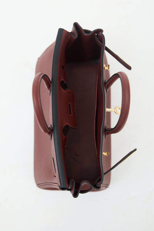 Hermès 2025 Rouge H Togo Birkin 25 Bag
