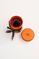 Hermès Silk Camails Logo Twilly