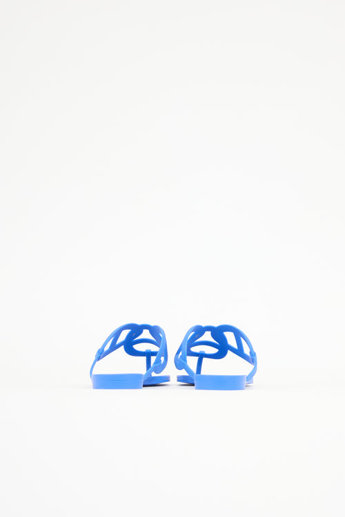Hermès Rubber Egerie Sandal