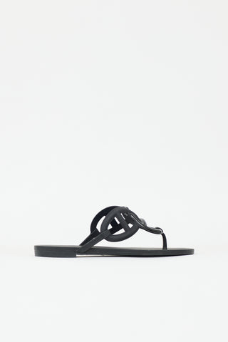 Hermès Rubber Egerie Sandal