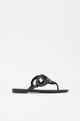 Hermès Rubber Egerie Sandal