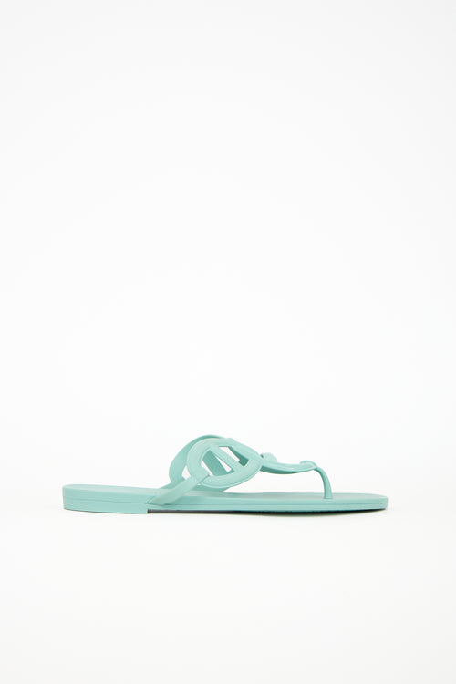 Hermès Rubber Egerie Sandal