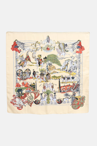 Silk Au Fil De La Soi Scarf