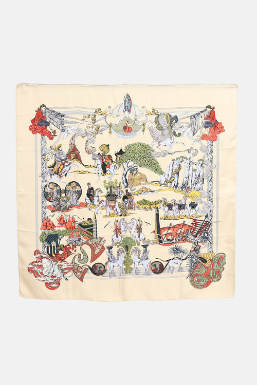 Silk Au Fil De La Soi Scarf