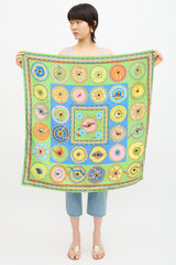 Hermès Silk Belles du Mexique 90 Scarf