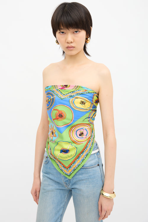 Hermès Silk Belles du Mexique 90 Scarf