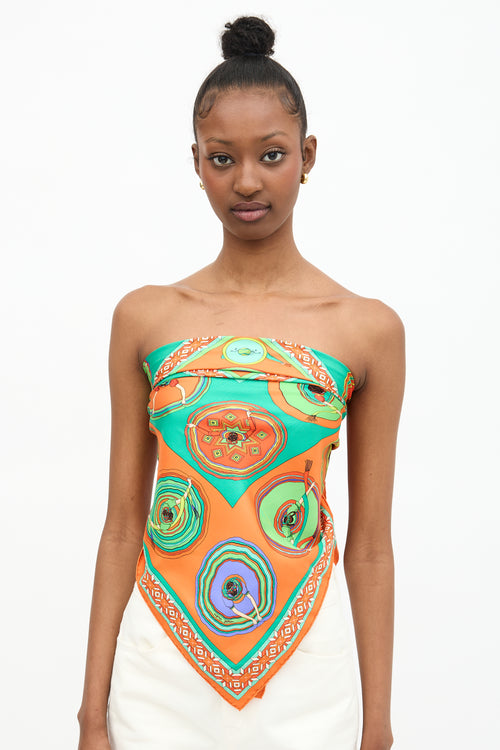 Hermès Silk Belles du Mexique 90 Scarf