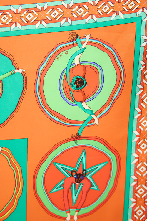 Hermès Silk Belles du Mexique 90 Scarf