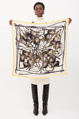Hermès Silk Brides Rebelles 90 Scarf