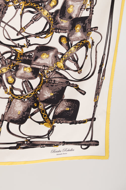 Hermès Silk Brides Rebelles 90 Scarf