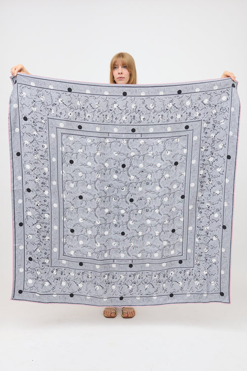 Hermès Silk Chasse En Inde 140 Scarf