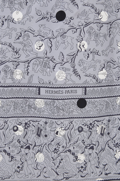 Hermès Silk Chasse En Inde 140 Scarf