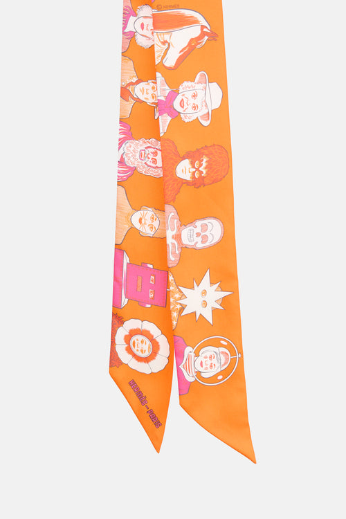 Hermès Silk Dress Code Twilly