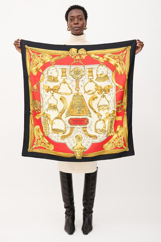 Hermès Silk Étriers 90 Scarf