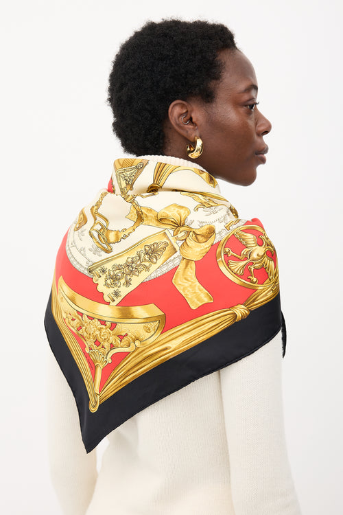 Hermès Silk Étriers 90 Scarf