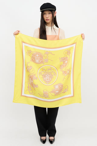 Hermès Silk Ex Libris 90 Scarf
