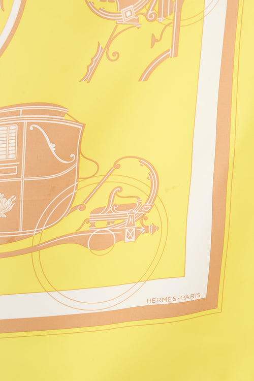 Hermès Silk Ex Libris 90 Scarf
