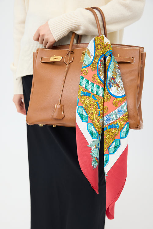 Hermès Silk L'Entente Cordiale 90 Scarf