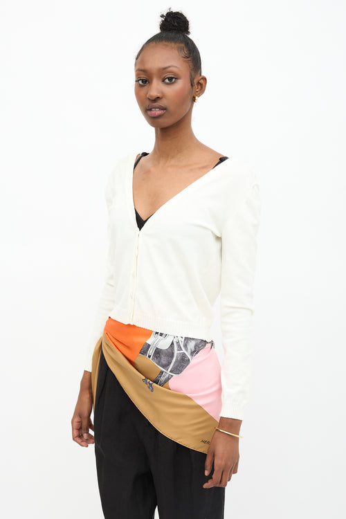 Hermès Silk La Serpentine de Pierre 90 Scarf