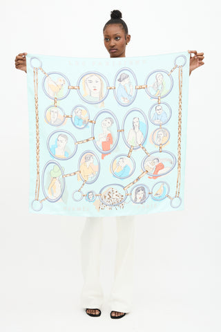 Hermès Silk Les Parisiens 90 Scarf
