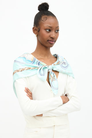 Hermès Silk Les Parisiens 90 Scarf