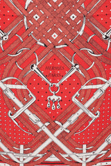 Hermès Silk Mors a Jouets Bandana 140 Scarf