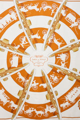 Hermès Silk Paris Qui Roule Carré 70 Scarf