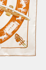 Hermès Silk Paris Qui Roule Carré 70 Scarf