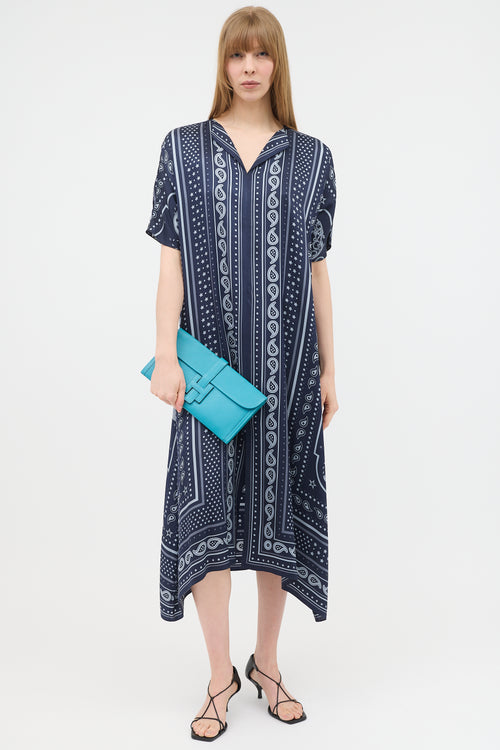 Hermès Silk Printed Tunic Dress