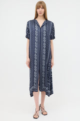 Hermès Silk Printed Tunic Dress