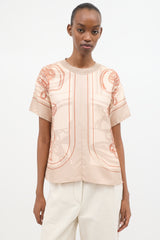 Hermès Silk Printed T-Shirt