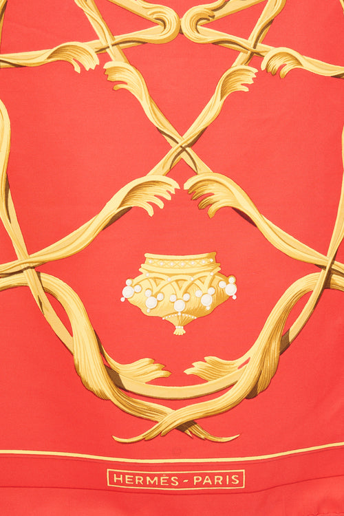 Hermès Silk Couronnes 90 Scarf