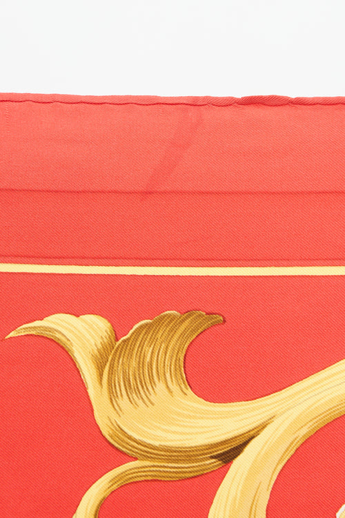Hermès Silk Couronnes 90 Scarf