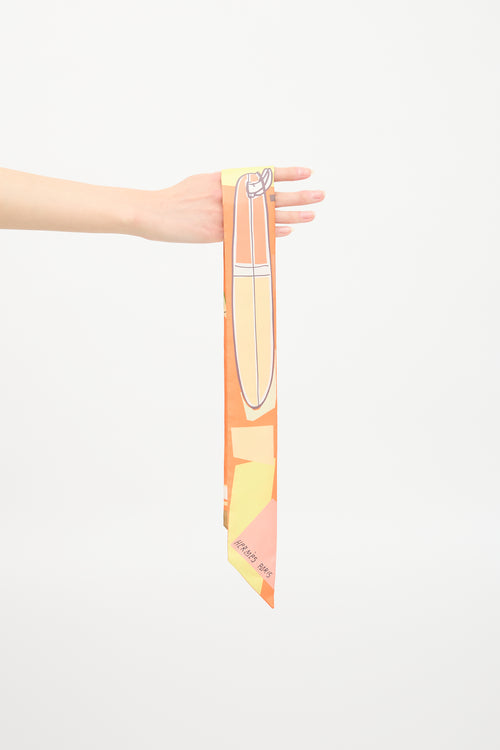 Hermès Silk Sea Surf and Fun Twilly