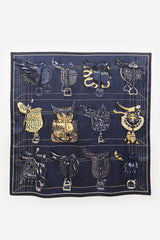 Hermès Silk Tous en Selle 90 Scarf