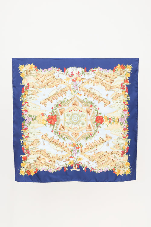Hermès Silk Au Pays De Cocagne 90 Scarf