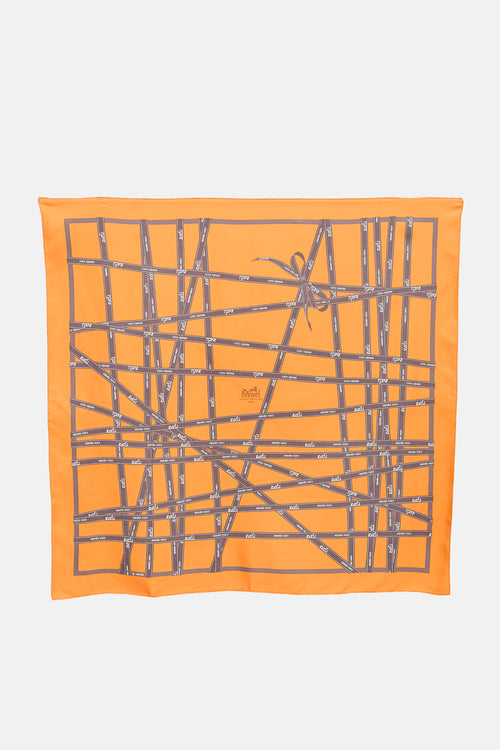 Hermès Silk Bolduc Ribbon 90 Scarf