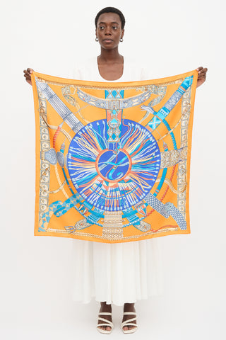 Hermès Silk Ceintures et Liens 90 Scarf