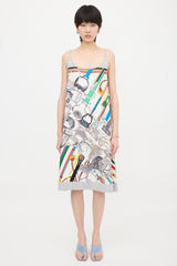 Hermès Silk Concours D'Etriers Tank Dress